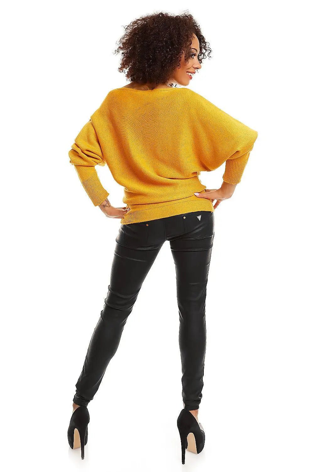 PeeKaBoo short oversize pregnancy sweater - Honesty Sales