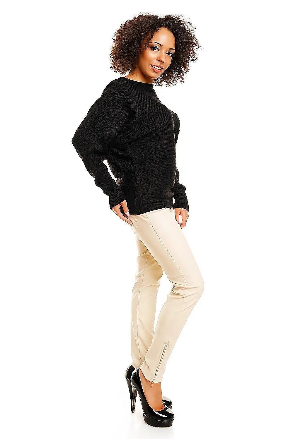 PeeKaBoo short oversize pregnancy sweater - Honesty Sales