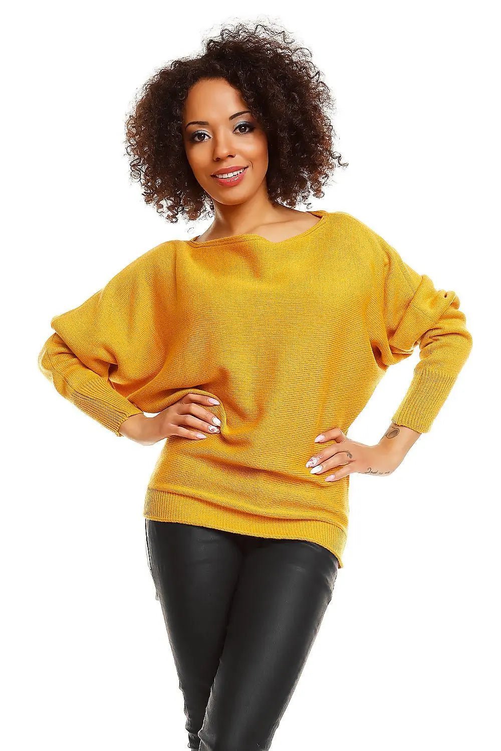 PeeKaBoo short oversize pregnancy sweater - Honesty Sales