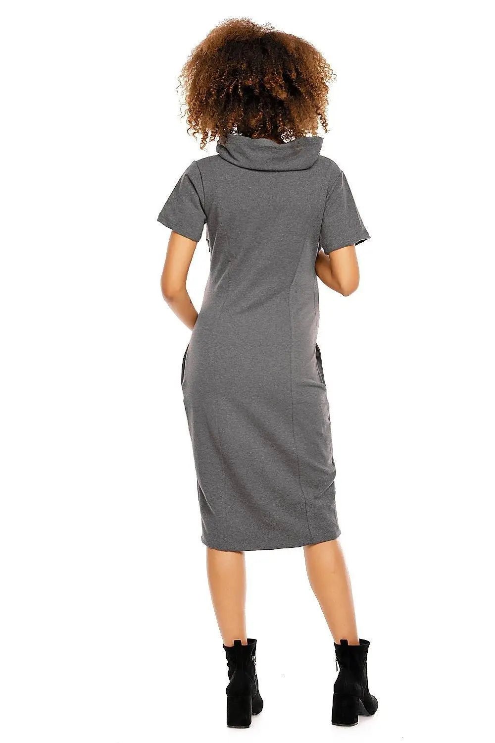 PeeKaBoo short sleeves pregnancy dress - Honesty Sales