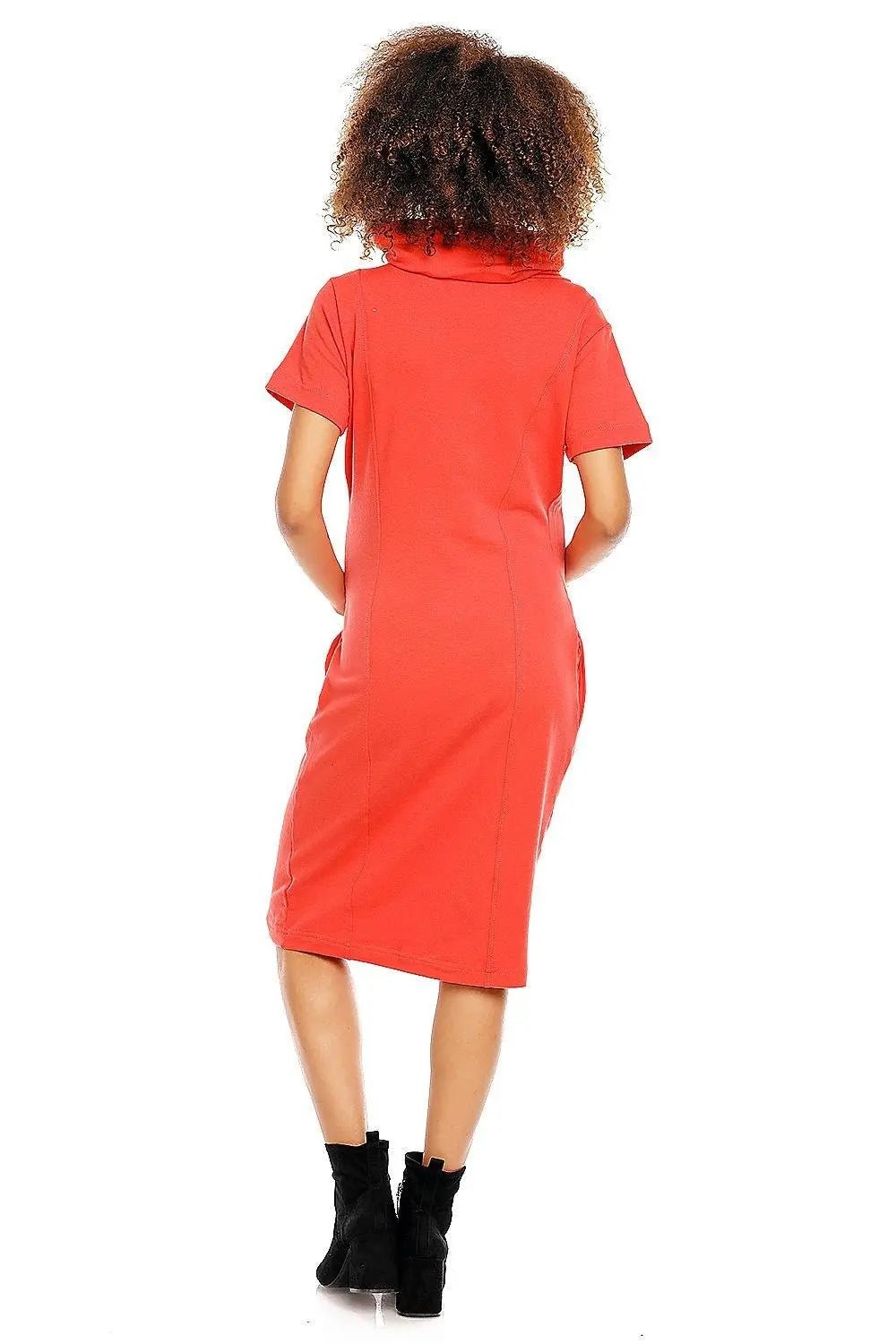 PeeKaBoo short sleeves pregnancy dress - Honesty Sales