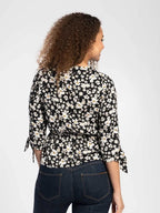 Peplum Blouse in Daisy Print - Honesty Sales