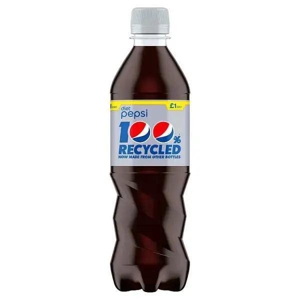 Pepsi Diet Cola Bottle PMP 500ml (Case of 12) - Honesty Sales