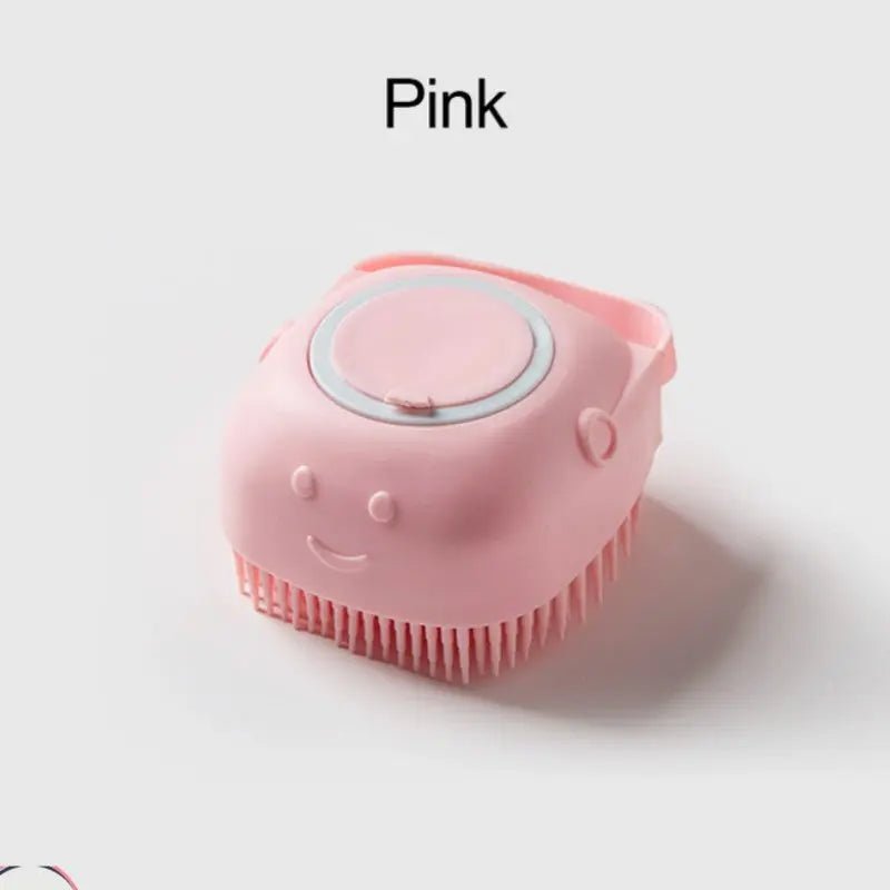 Pet Grooming Brush With Soap Dispenser For Dogs And Cats Soft Silicone Bristles, Long Short Hair Friendly - Honesty Sales