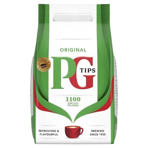 PG Tips Original 1100 One Cup Tea Bags 2.2kg - Honesty Sales