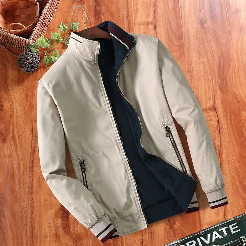 Plus Velvet Thick Middle Aged Men Jacket Winter - Honesty Sales