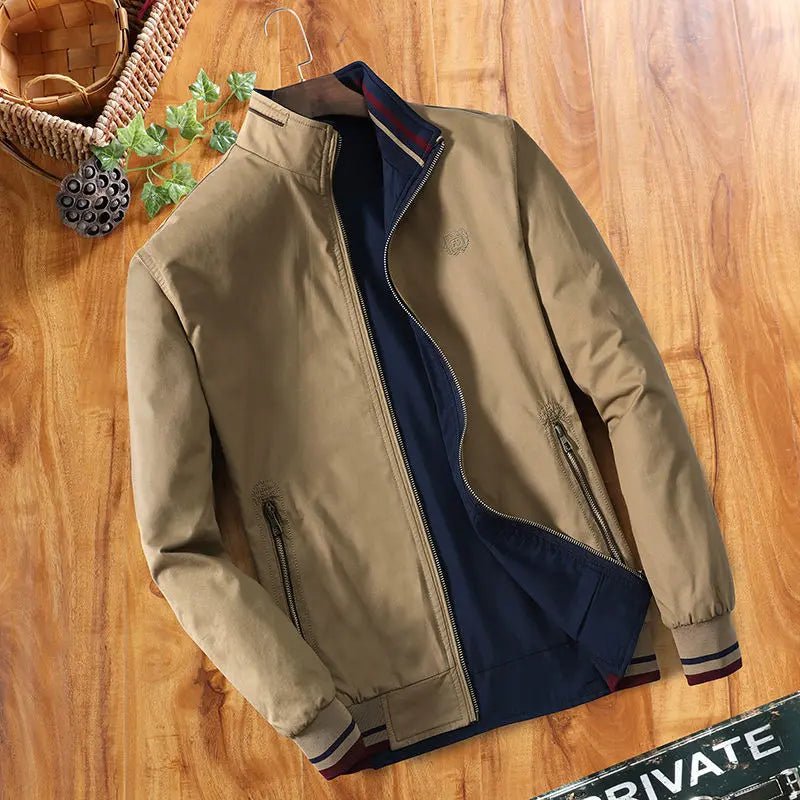 Plus Velvet Thick Middle Aged Men Jacket Winter - Honesty Sales