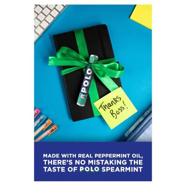 Polo Spearmint Mint Tube 34g (Case of 32) - Honesty Sales
