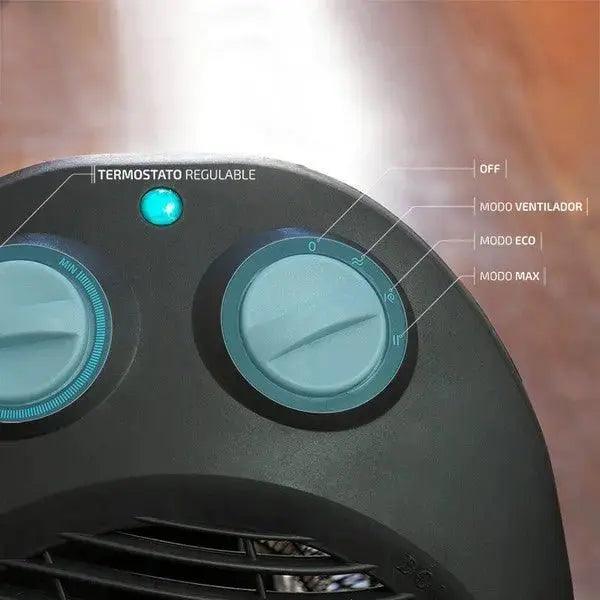 Portable Fan Heater Cecotec Ready Warm 9750 Rotate Force 2400W Black - Honesty Sales