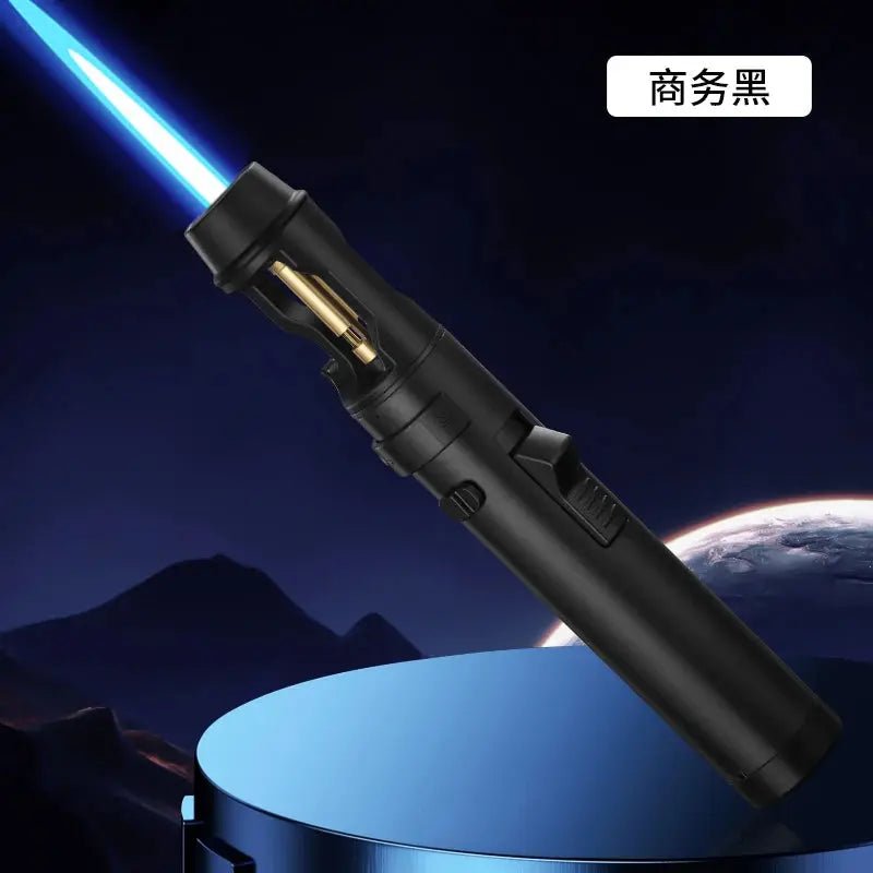Powerful Windproof Metal Gas Lighter – Jet Flame Torch for Kitchen, BBQ, Smoking, Cigar – Men's Gift & Accessories - Honesty Sales
