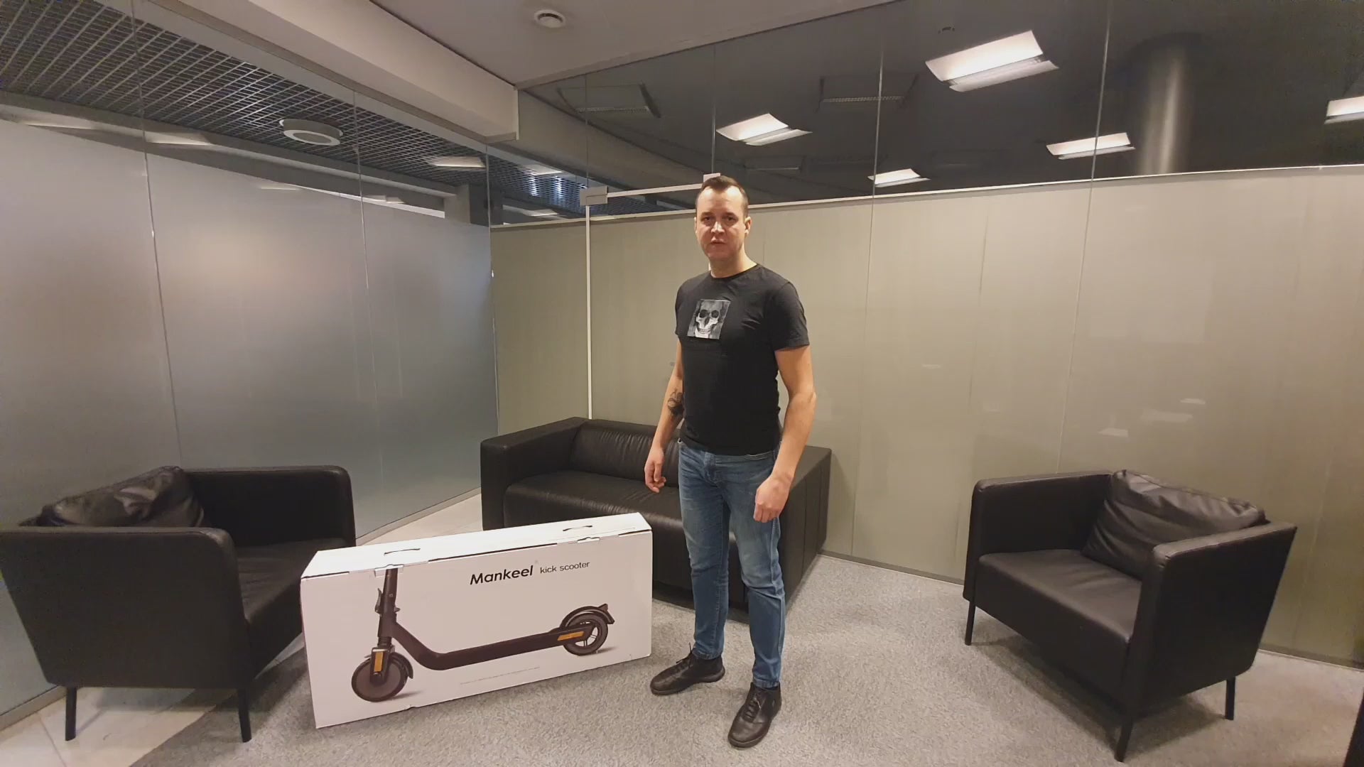 Mankeel MK090 Steed 36V/10.4Ah 350W Folding Electric Scooter