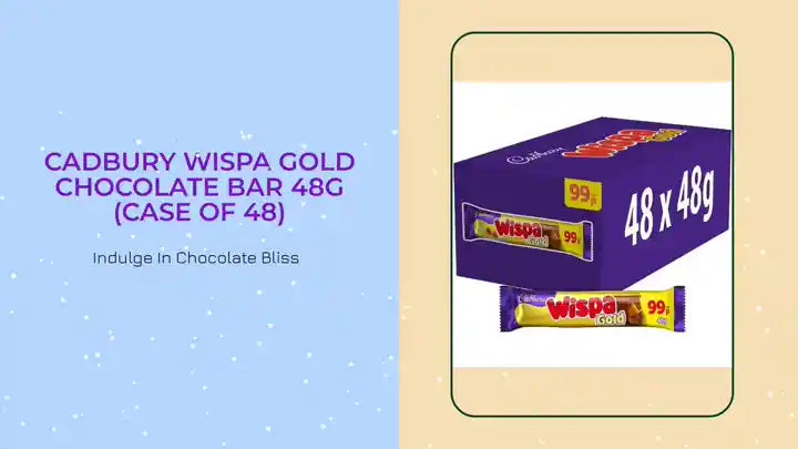 Cadbury Wispa Gold Chocolate Bar 48g (Case of 48) by@Outfy