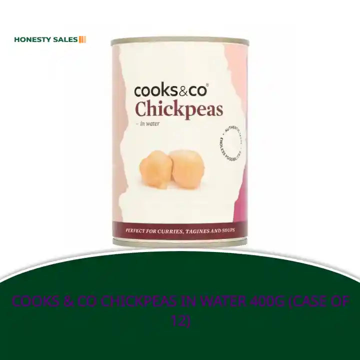Cooks &amp; Co Chickpeas in Water 400g (Case of 12) by@Outfy