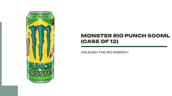 Monster Rio Punch 500ml (Case of 12) by@Outfy