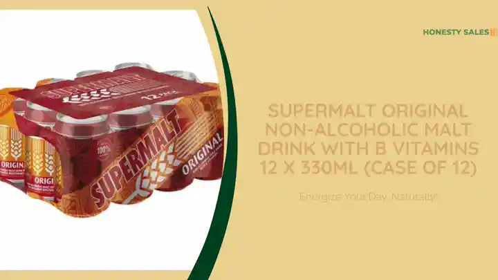 Supermalt Original Non-Alcoholic Malt Drink with B Vitamins 12 x 330ml (Case of 12) by@Outfy