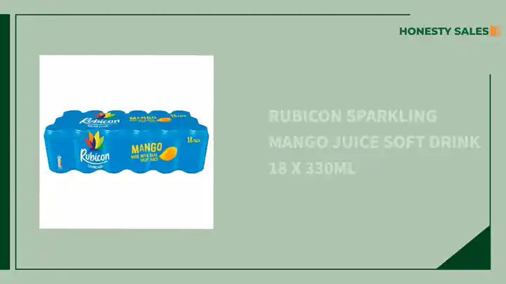 Rubicon Sparkling Mango Juice Soft Drink 18 x 330ml by@Outfy