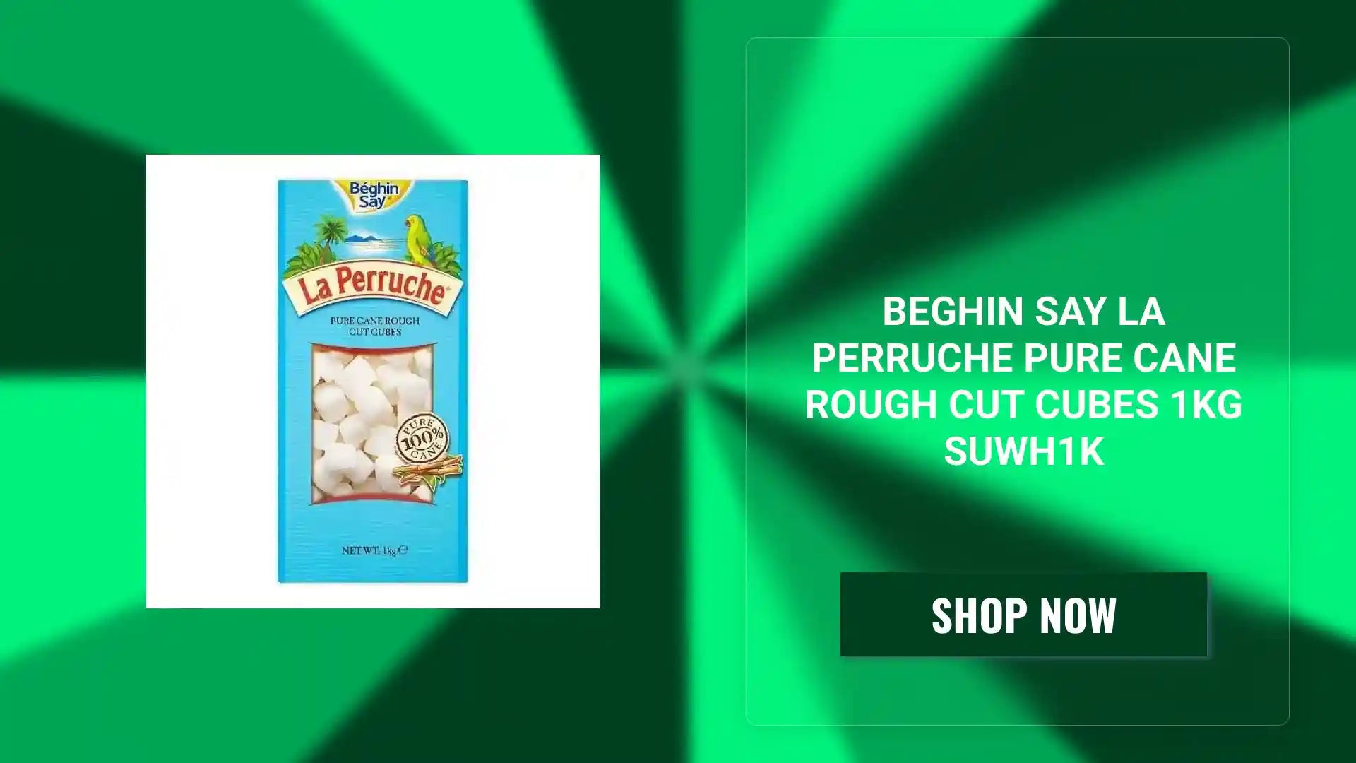 Beghin Say La Perruche Pure Cane Rough Cut Cubes 1kg SUWH1K by@Outfy