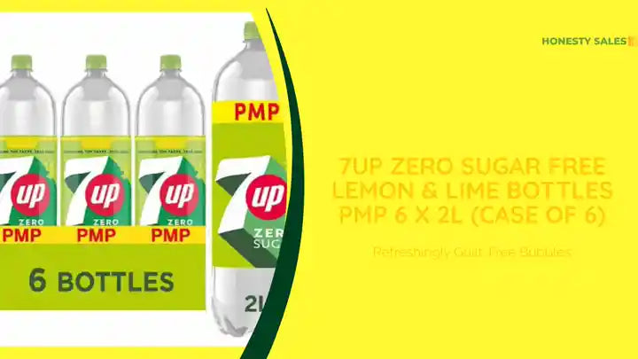 7UP Zero Sugar Free Lemon & Lime Bottles PMP 6 x 2L (Case of 6) by@Outfy