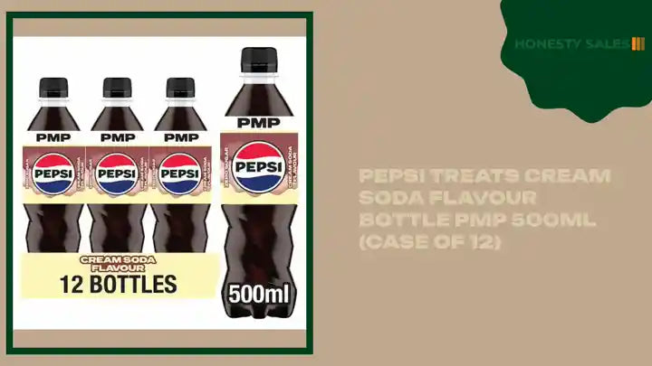 Pepsi Treats Cream Soda Flavour Bottle PMP 500ml (Case of 12) by@Outfy