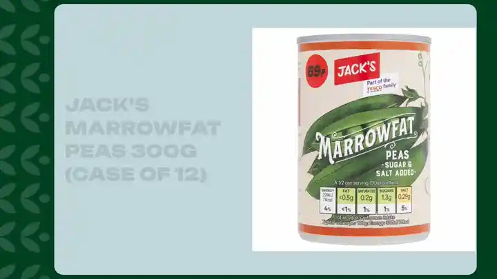 Jack's Marrowfat Peas 300g (Case of 12) by@Outfy