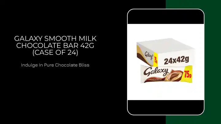 Galaxy Smooth Milk Chocolate Bar 42g (Case of 24) by@Outfy