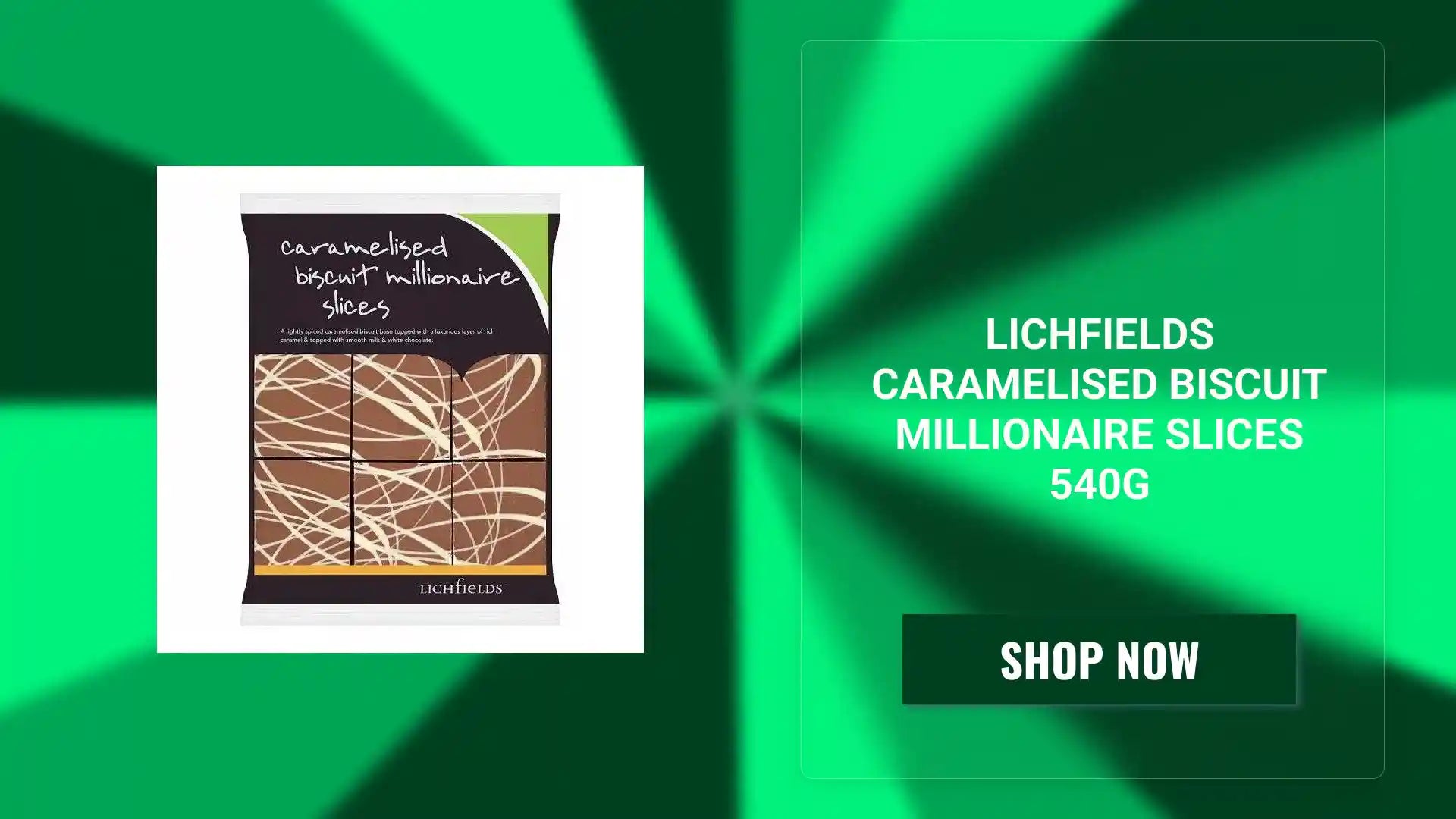 Lichfields Caramelised Biscuit Millionaire Slices 540g by@Outfy