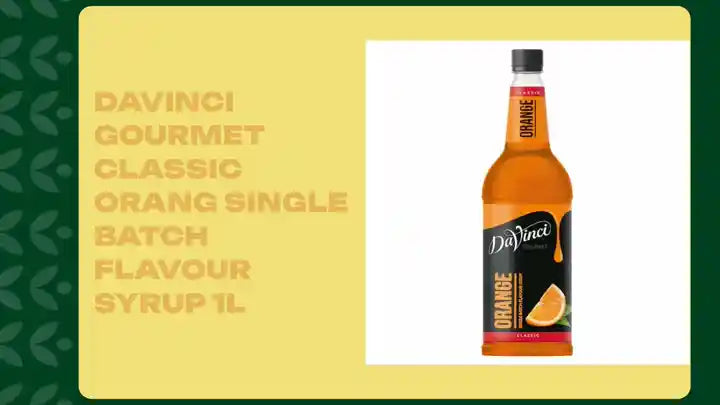 DaVinci Gourmet Classic Orang Single Batch Flavour Syrup 1L by@Outfy