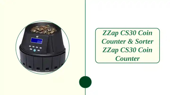 ZZap CS30 Coin Counter &amp; Sorter ZZap CS30 Coin Counter by@Outfy