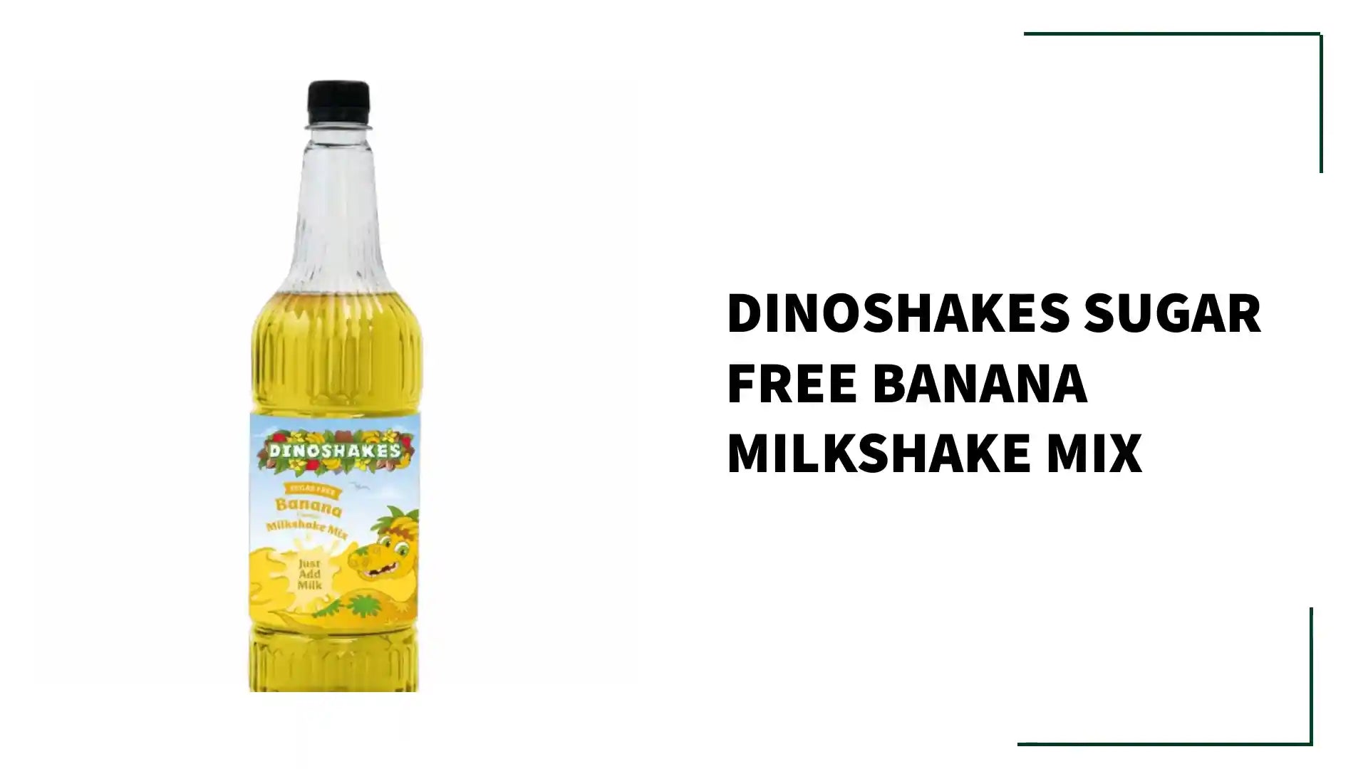 Dinoshakes Sugar Free Banana Milkshake Mix by@Outfy