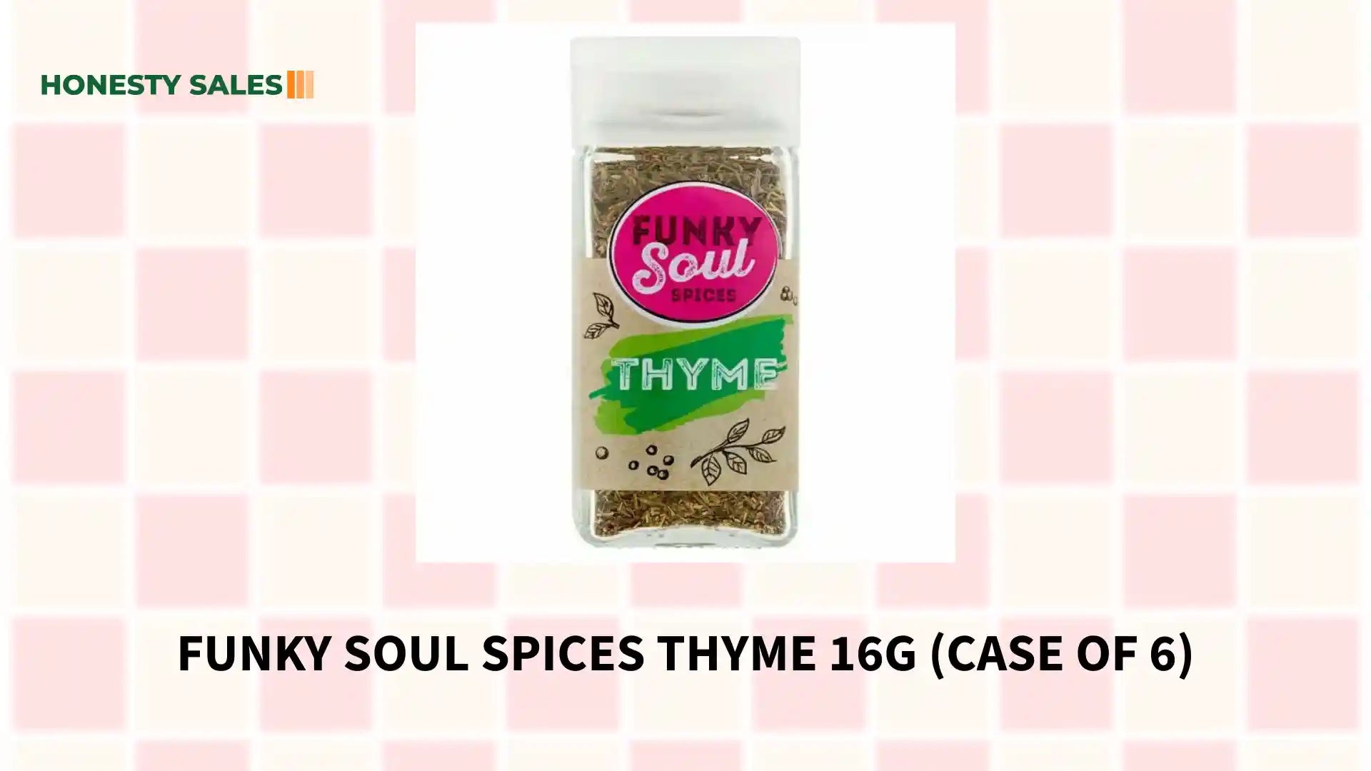 Funky Soul Spices Thyme 16g (Case of 6) by@Outfy