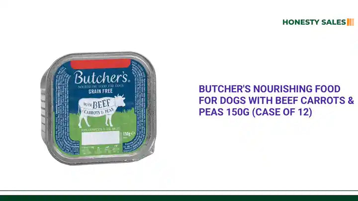 Butcher's Nourishing Food for Dogs with Beef Carrots &amp; Peas 150g (Case of 12) by@Outfy