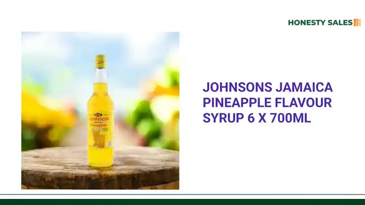 Johnsons Jamaica Pineapple Flavour Syrup 6 x 700ml by@Outfy