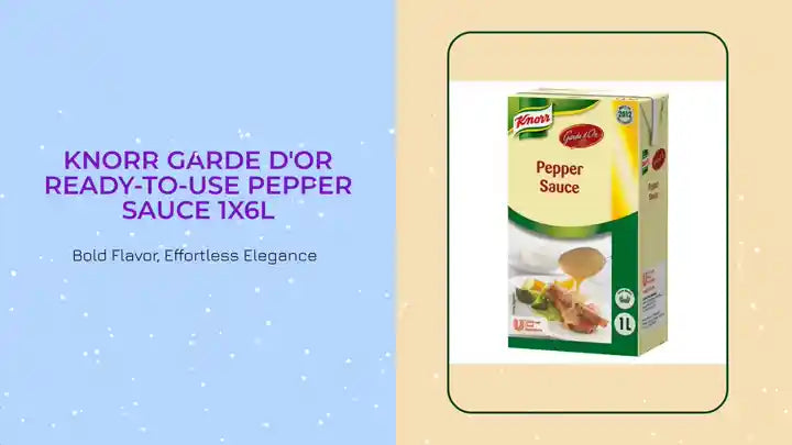 Knorr Garde d'Or Ready-To-Use Pepper Sauce 1x6L by@Outfy