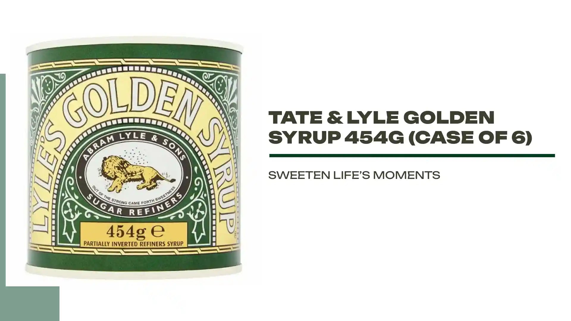 Tate &amp; Lyle Golden Syrup 454g (Case of 6) by@Outfy