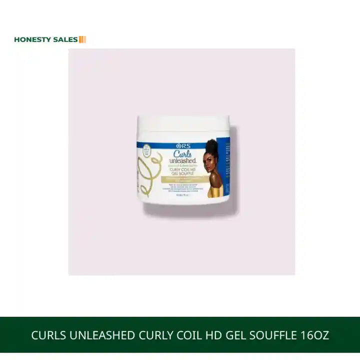 Curls Unleashed Curly Coil HD Gel Souffle 16oz by@Outfy