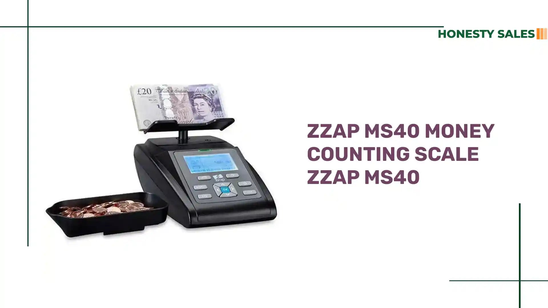 ZZap MS40 Money Counting Scale ZZap MS40 by@Outfy