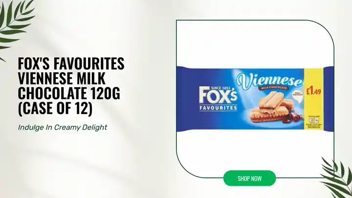 Fox's Favourites Viennese Milk Chocolate 120g (Case of 12) by@Outfy