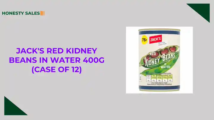 Jack's Red Kidney Beans in Water 400g (Case of 12) by@Outfy