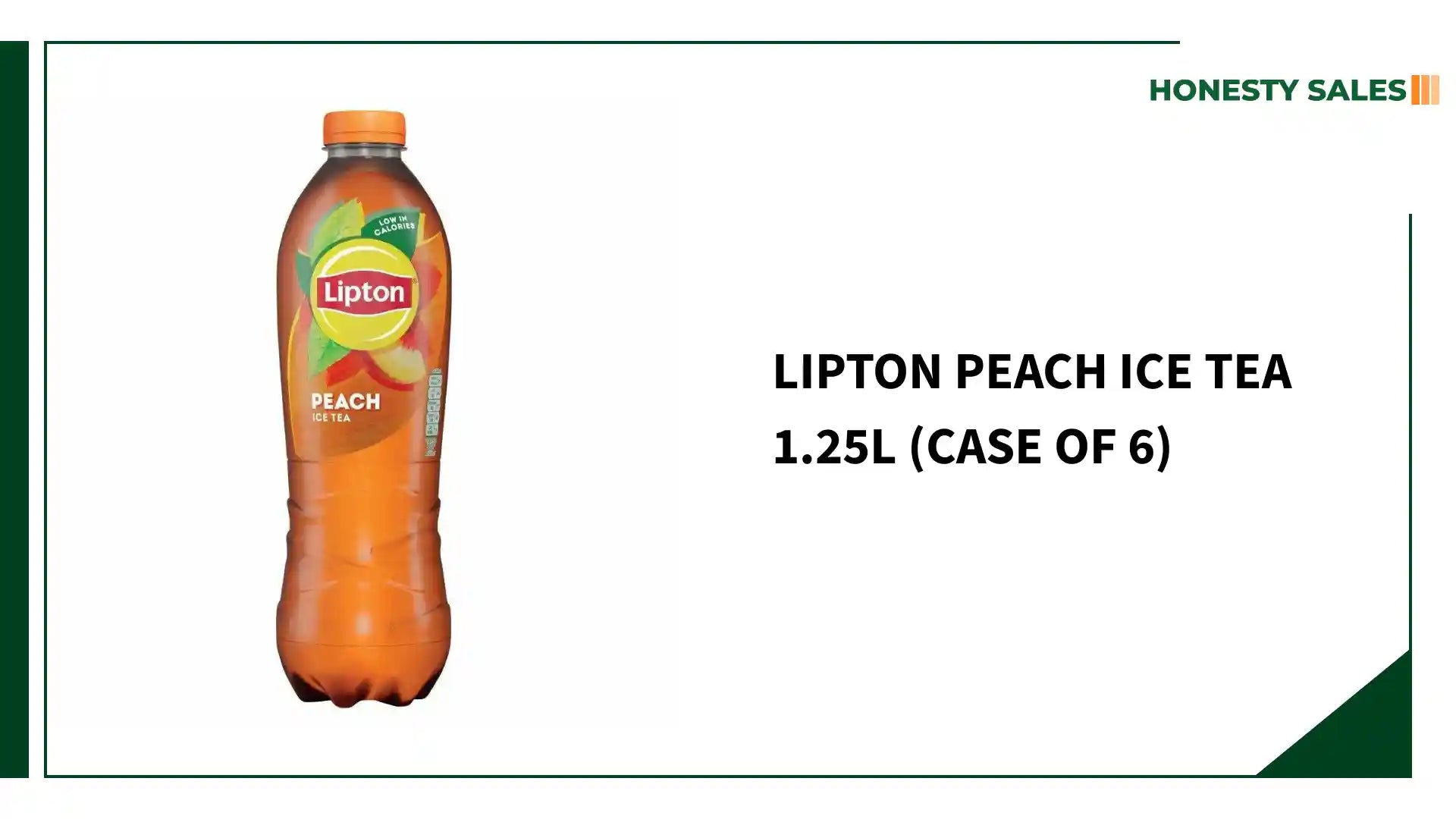Lipton Peach Ice Tea 1.25L (Case of 6) by@Outfy