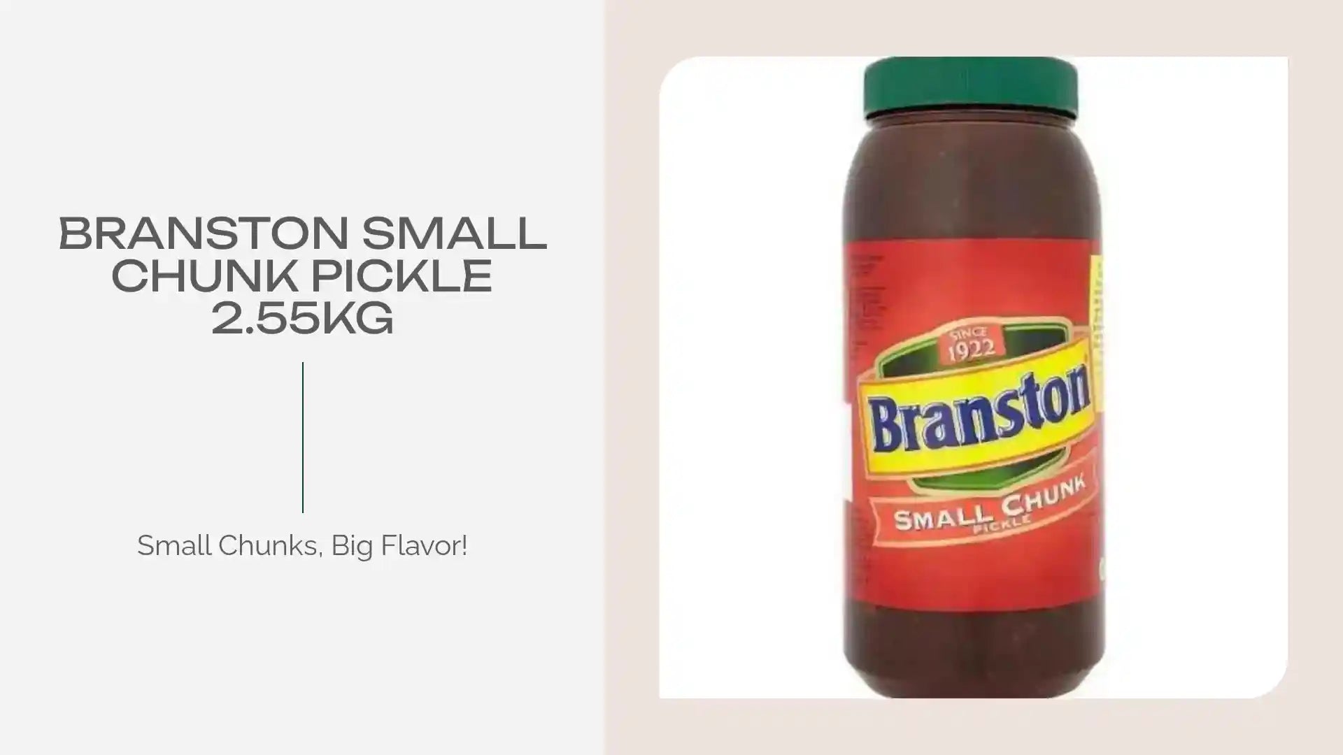 Branston Small Chunk Pickle 2.55kg by@Outfy