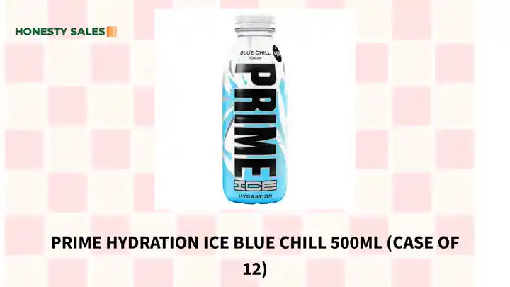 Prime Hydration Ice Blue Chill 500ml (Case of 12) by@Outfy