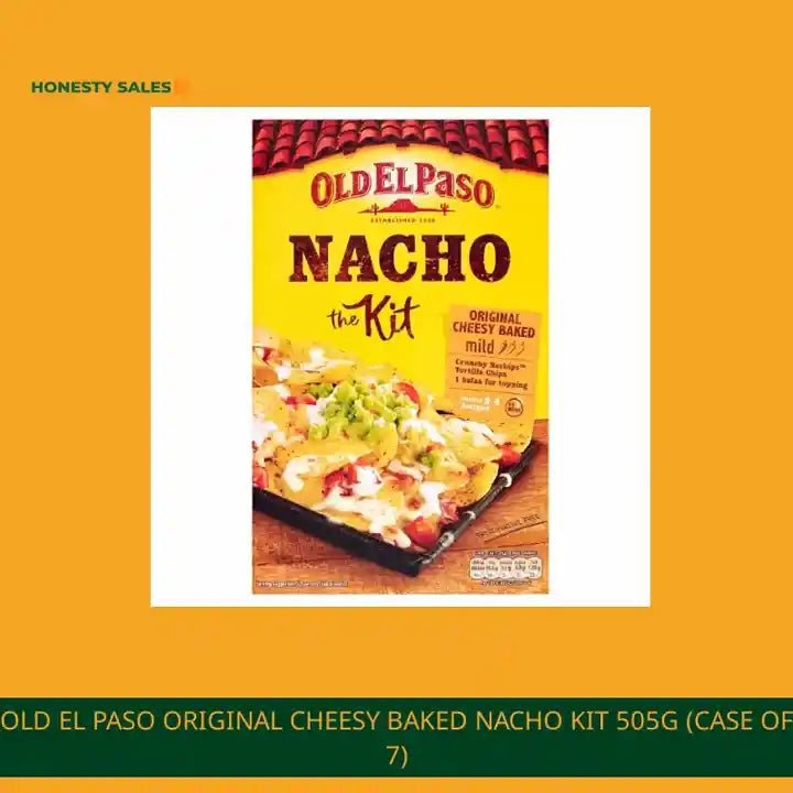 Old El Paso Original Cheesy Baked Nacho Kit 505g (Case of 7) by@Outfy