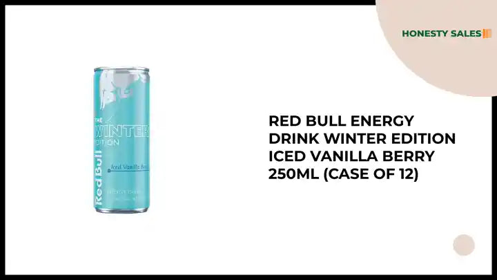 Red Bull Energy Drink Winter Edition Iced Vanilla Berry 250ml (Case of 12) by@Outfy