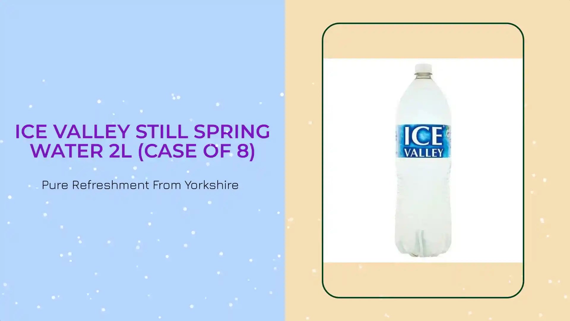 Ice Valley Still Spring Water 2L (Case of 8) by@Outfy