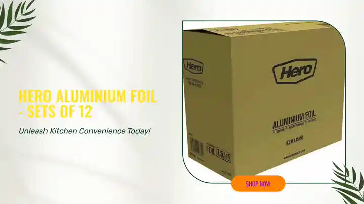 Hero Aluminium Foil - Sets of 12 by@Outfy