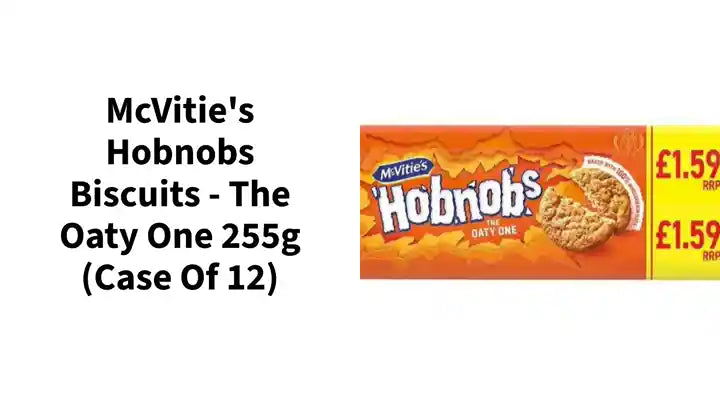 McVitie's Hobnobs Biscuits - The Oaty One 255g (Case of 12) by@Outfy