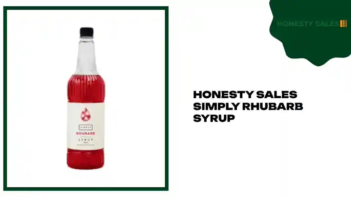 Honesty Sales Simply Rhubarb Syrup by@Outfy