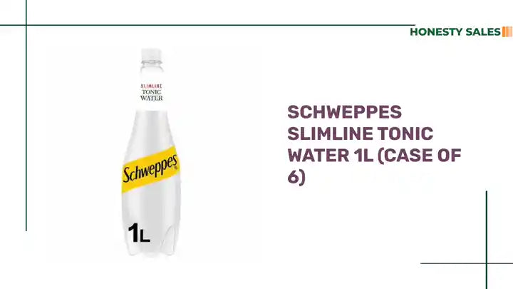 Schweppes Slimline Tonic Water 1L (Case of 6) by@Outfy