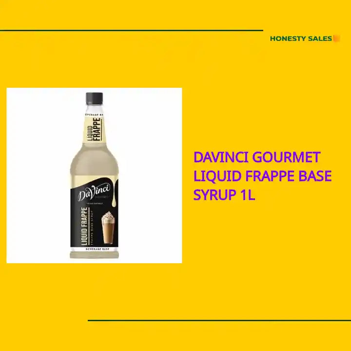 DaVinci Gourmet Liquid Frappe Base Syrup 1l by@Outfy