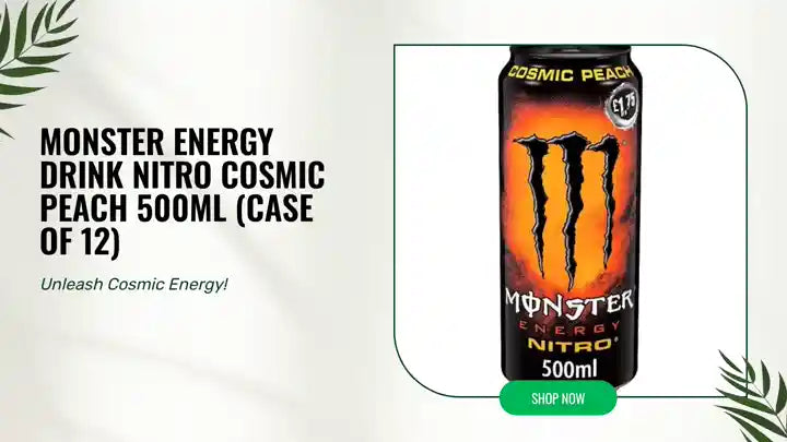 Monster Energy Drink Nitro Cosmic Peach 500ml (Case of 12) by@Outfy